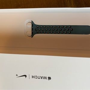 New Nike Apple Watch Sport Band Celestial Teal Black 40MM